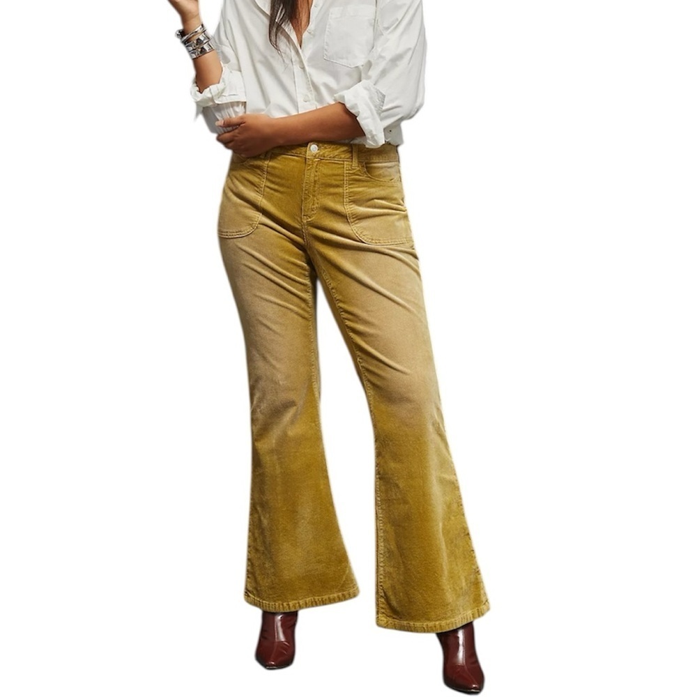 Anthropologie Pilcro And The Letter Press The Icon Flare Corduroy Jeans